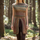 Crochet Tunic Dress by Wojo - Small Split Front