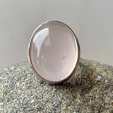 Rose Quartz Ring Size 10 - Star Asterism