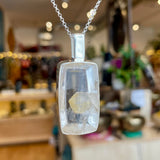 Rare Quartz Manifesting Crystal Pendant