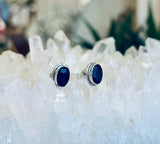 Blue Sapphire Stud Earrings