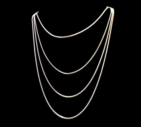 28” Sterling Silver Snake Chain
