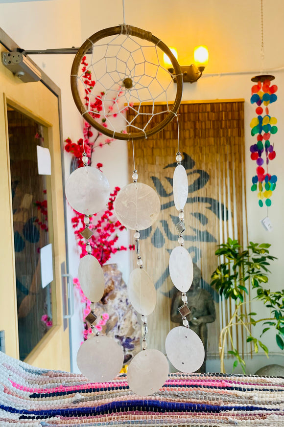 Capiz Shell and Mirror Chimes