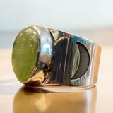 Green Kyanite Ring Size 12