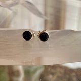 Sterling Silver Gemstone Stud Earrings