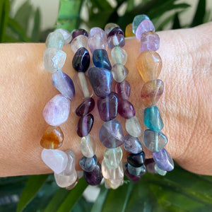 Fluorite Nugget Bracelet