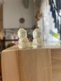 Citrine Carved Pocket Buddha Statue - 1 Inch Figurine