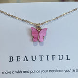 Butterfly Wish Necklaces