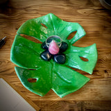 Monstera Leaf Dishes - Small - Clay By Wojo