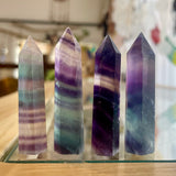 Rainbow Fluorite Point - 2 inch