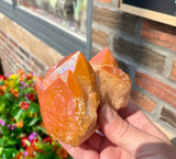 Tangerine Aura Quartz