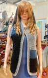 Crochet Vest with Detachable Hood