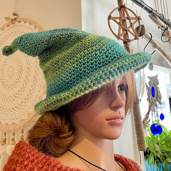 Wojo Witch Hat *- Crochet Hat - Witch of the Waters