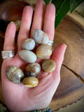 Coral Jade Tumble Stones