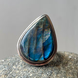 Labradorite Ring Size 9