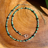 Beaded Choker By Wojo - Blue