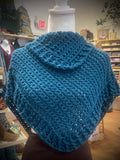 Crochet Shoulder Cozy - Blue - by Wojo