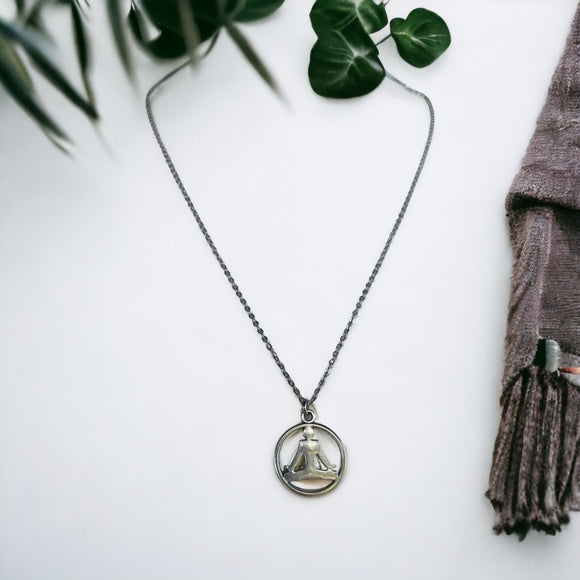 Meditation Silhouette Necklace
