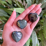 Labradorite Hearts
