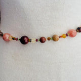 Crystal Choker Necklace by Wojo - “Lower Chakra Super Boost”