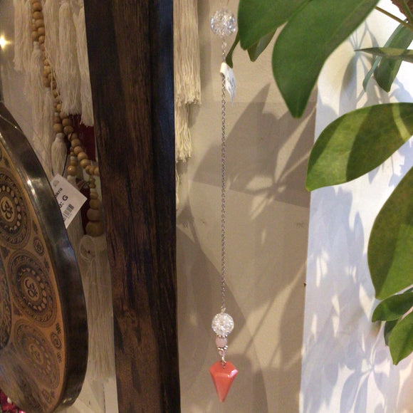 Cherry Quartz Pendulum By Wojo