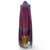 Sarong Fringe Vest