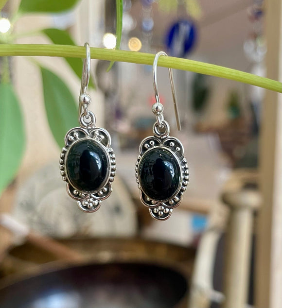 Obsidian Earrings