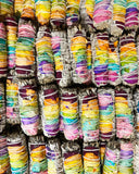 White Sage with Rainbow Rose Petals