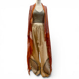 Sarong Fringe Vest