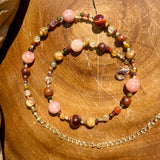 Crystal Choker Necklace by Wojo - “Lower Chakra Super Boost”