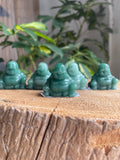 Green Aventurine Mini Buddha Statues - 1 inch figurine