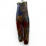 Patchwork Overalls *- Size XXL