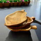 Wooden Leaf Bowls