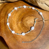 Crystal Choker Necklace by Wojo - “Speak your Truth”