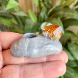 Citrine Rock Candle Holder - Clay by Wojo