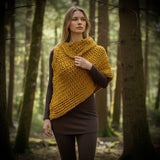 Crochet Shawl by Wojo - Goldenrod