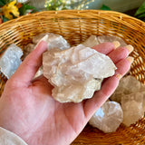 Local White Calcite Pieces