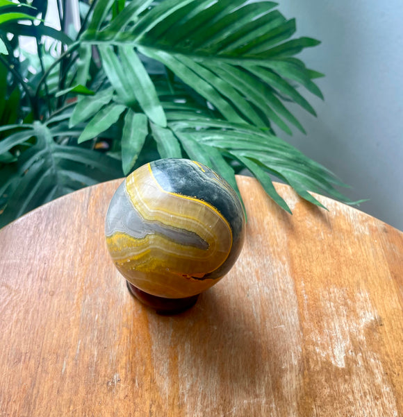 Bumblebee Jasper Sphere