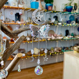 Butterfly Amethyst Chip Suncatcher