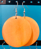 African Wooden Boho Earrings