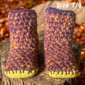 Crochet Slippers - Women’s Size 7/8 Mid Rise