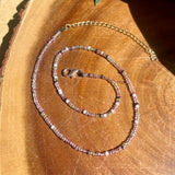 Beaded Choker By Wojo - Pink