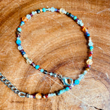 Crystal Beaded Anklet - By Wojo