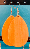 African Wooden Boho Earrings