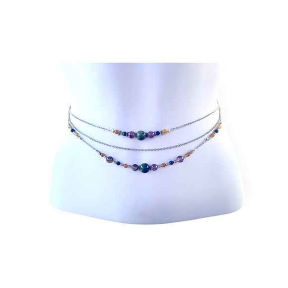 Tiered Belly Chain 24”-38”