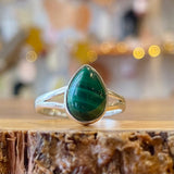 Malachite Ring Size 10