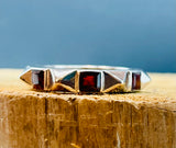 Garnet Rockstar Ring Size 9
