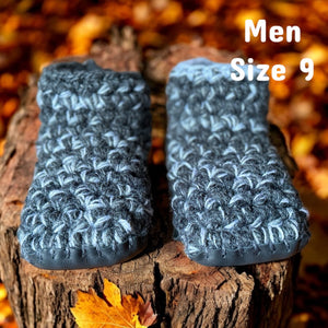 Crochet Slippers - Men’s Size 9 Low Rise