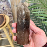 Lemurian Smoky Quartz Point
