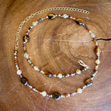 Crystal Choker Necklace by Wojo - “Solar Blast”