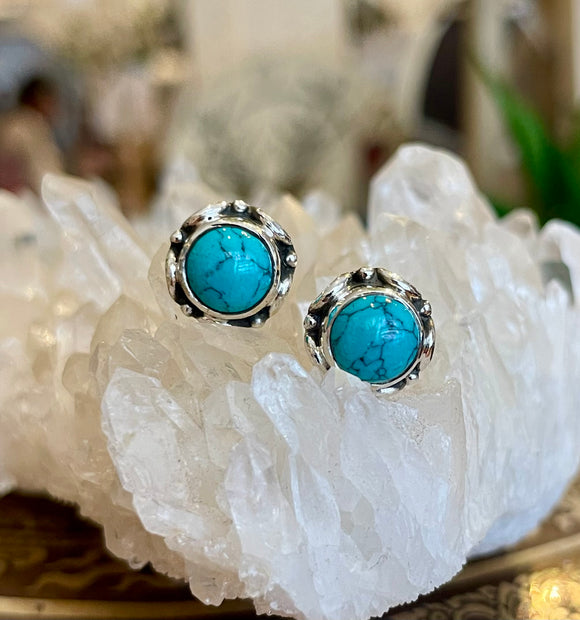 Turquoise Stud Earrings